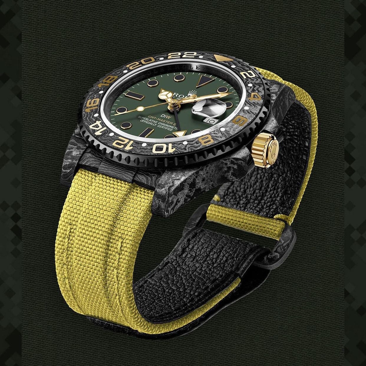 NTPT Carbon DiW Rolex GMT Master DESERT CAMO 劳力士格林尼治型 NTPT碳纤维 | WORLDTIMER