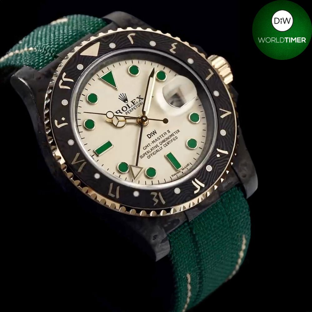 NTPT Carbon DiW Rolex GMT Master OASIS 劳力士格林尼治型 | WORLDTIMER