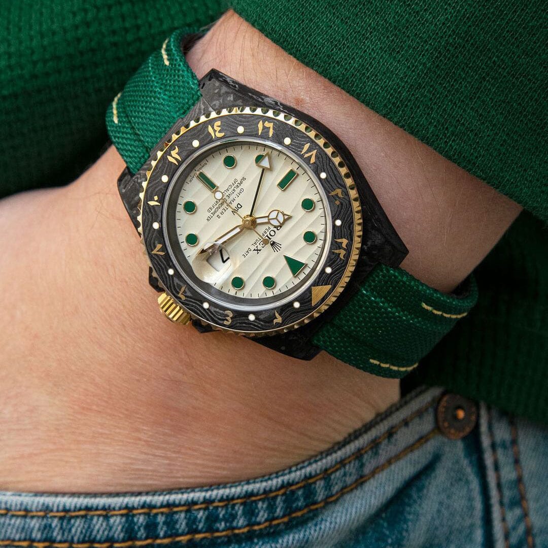 NTPT Carbon DiW Rolex GMT Master OASIS 劳力士格林尼治型 | WORLDTIMER