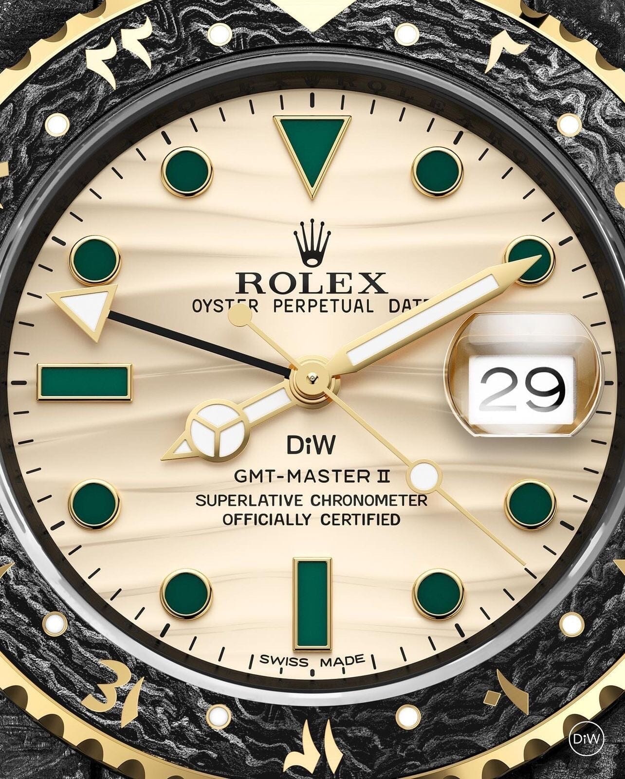 NTPT Carbon Rolex GMT Master DiW OASIS 劳力士格林尼治型 | WORLDTIMER