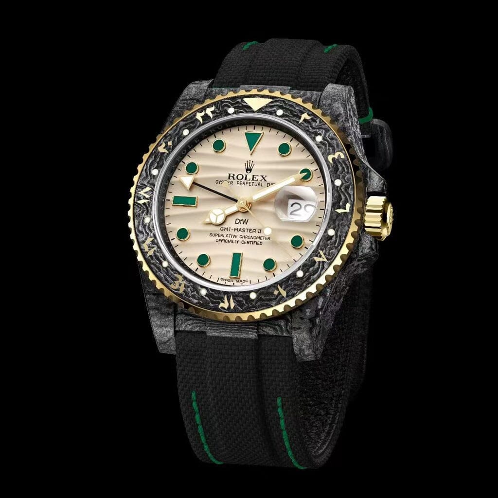 NTPT Carbon DiW Rolex GMT Master OASIS 劳力士格林尼治型 | WORLDTIMER