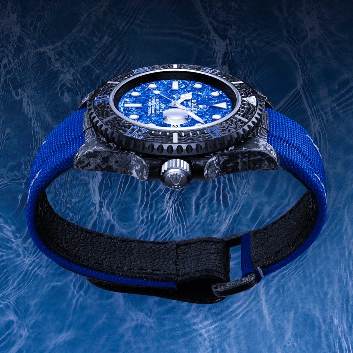 NTPT Carbon DiW Rolex Sea Dweller OCEAN BLUE 劳力士DiW 碳纤维深潜型 | WORLDTIMER