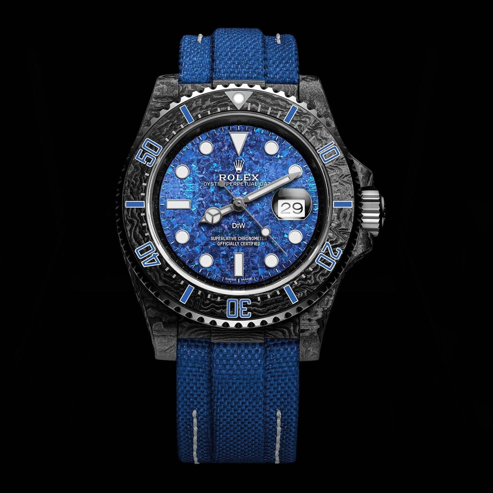 NTPT Carbon DiW Rolex Sea Dweller OCEAN BLUE 劳力士DiW 碳纤维深潜型 | WORLDTIMER