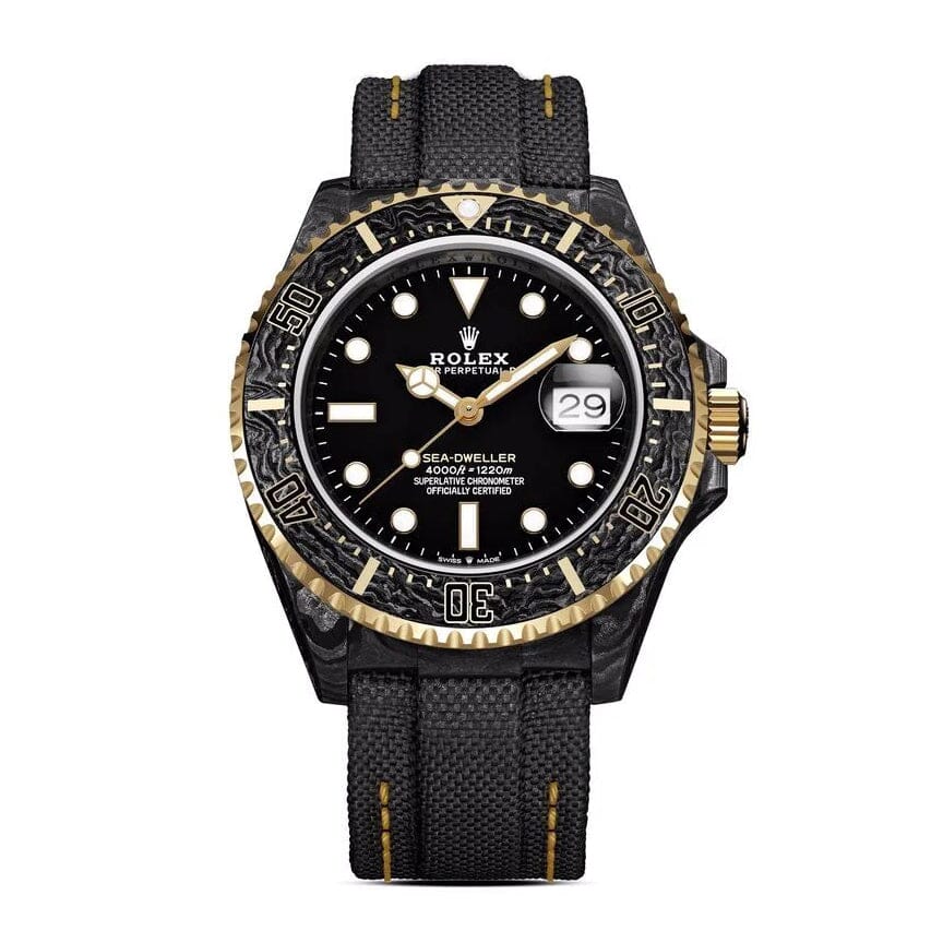 NTPT Carbon DiW Rolex Sea Dweller OG GOLD 劳力士DiW 碳纤维海使型 | WORLDTIMER