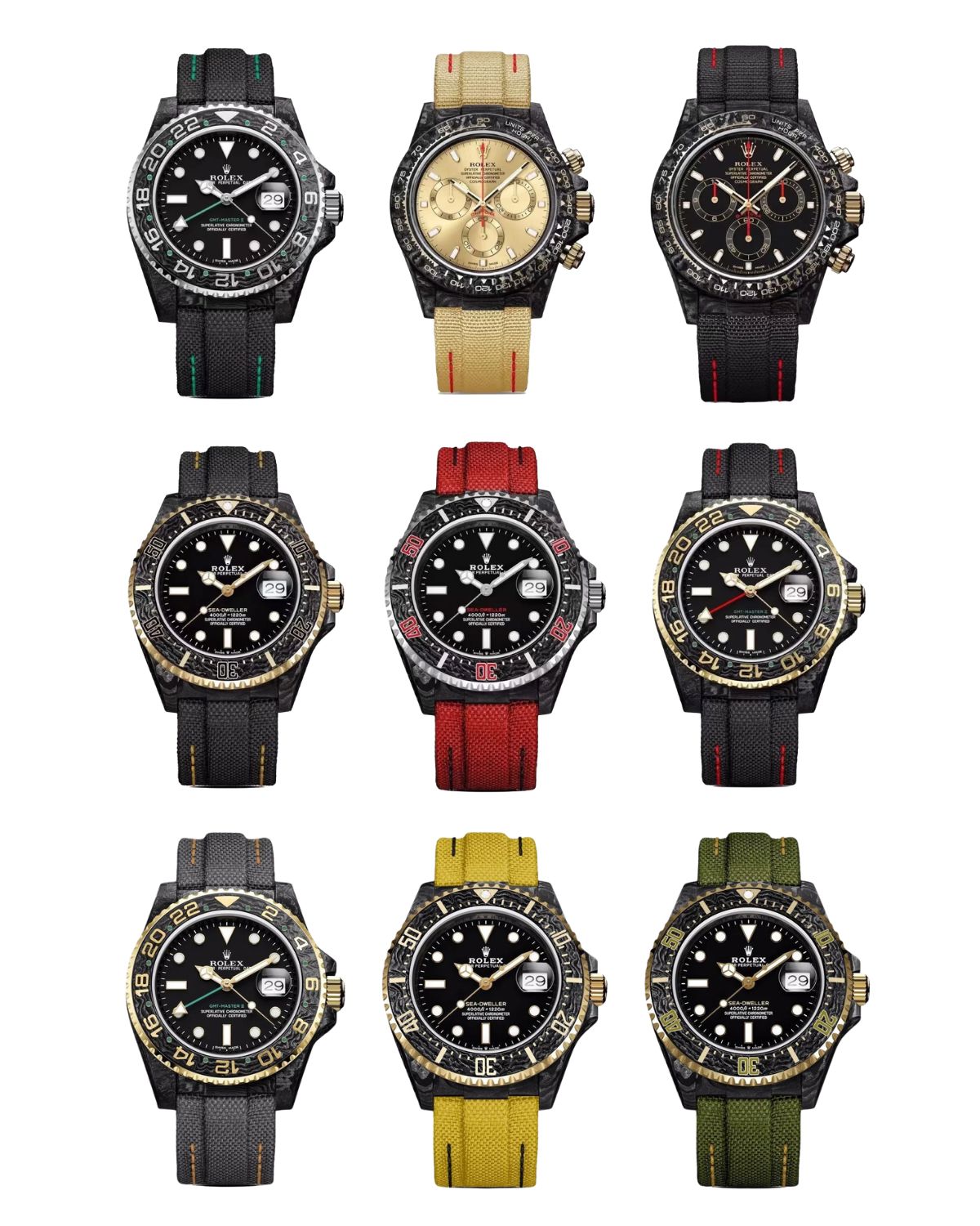 NTPT Carbon DiW Rolex Sea Dweller "OG GOLD"