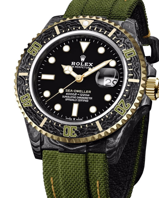 NTPT Carbon DiW Rolex Sea Dweller OG GREEN DiW 碳纤维劳力士深潜型 | WORLDTIMER