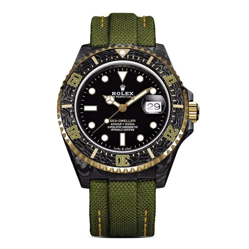 NTPT Carbon DiW Rolex Sea Dweller OG GREEN DiW 碳纤维劳力士深潜型 | WORLDTIMER