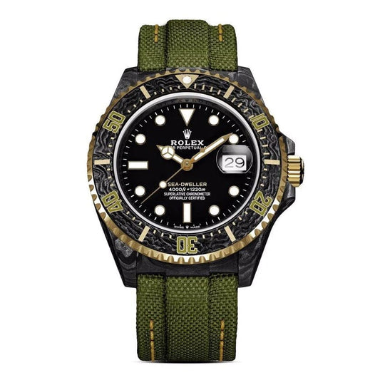 NTPT Carbon DiW Rolex Sea Dweller OG GREEN DiW 碳纤维劳力士深潜型 | WORLDTIMER
