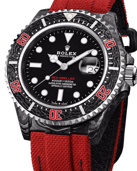 NTPT Carbon DiW Rolex Sea Dweller OG RED 劳力士DiW 碳纤维深潜型 | WORLDTIMER