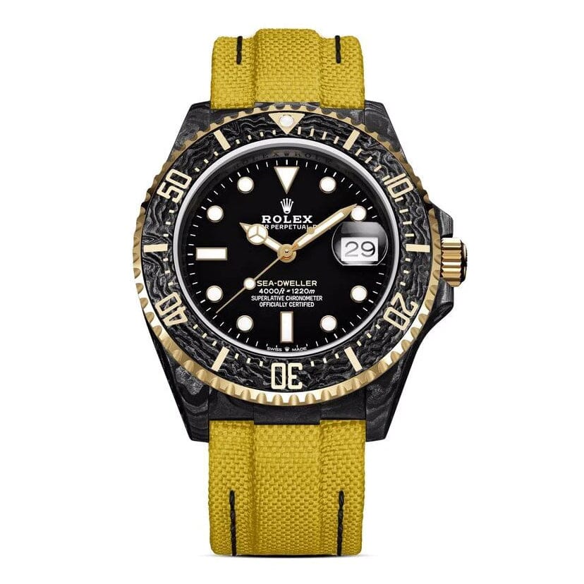 NTPT Carbon DiW Rolex Sea Dweller OG YELLOW 劳力士DiW 碳纤维海使型 | WORLDTIMER