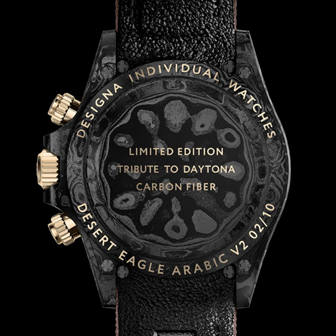 NTPT Carbon Rolex DiW Daytona Desert Eagle Arabic V2 劳力士DiW 碳纤维迪通拿 沙漠之鹰v2 | WORLDTIMER