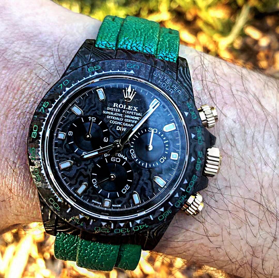 NTPT Carbon Rolex DiW Daytona EMERALD 劳力士DiW 碳纤维迪通拿 | WORLDTIMER