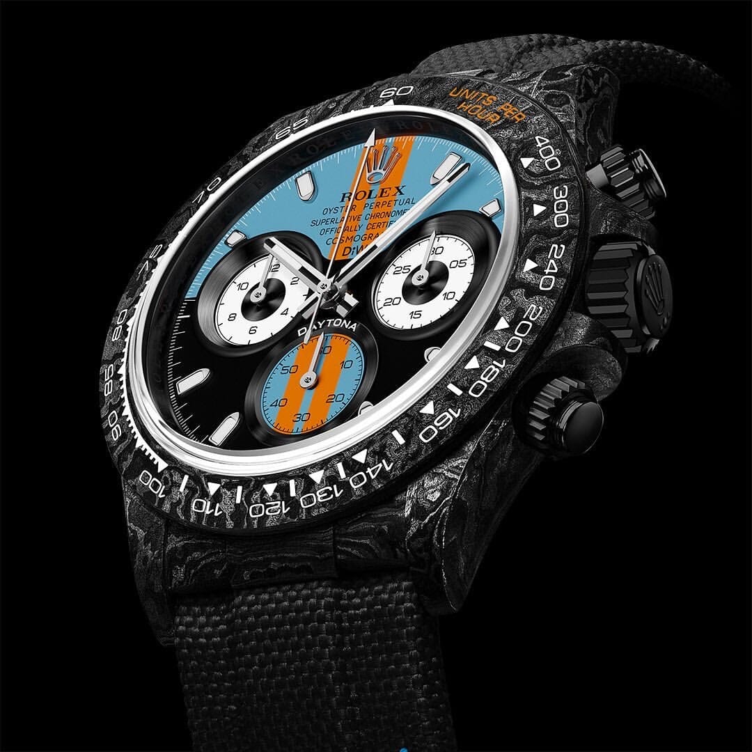 NTPT Carbon Rolex DiW Daytona "GT BLUE" 劳力士DiW 碳纤维迪通拿 | WORLDTIMER