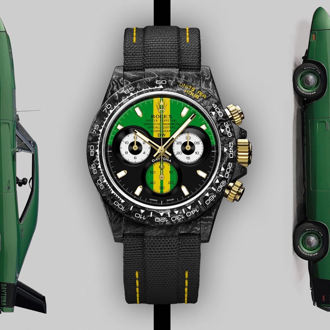NTPT Carbon Rolex DiW Daytona "GT GREEN" NTPT碳纤维劳力士 DiW迪通拿 | WORLDTIMER