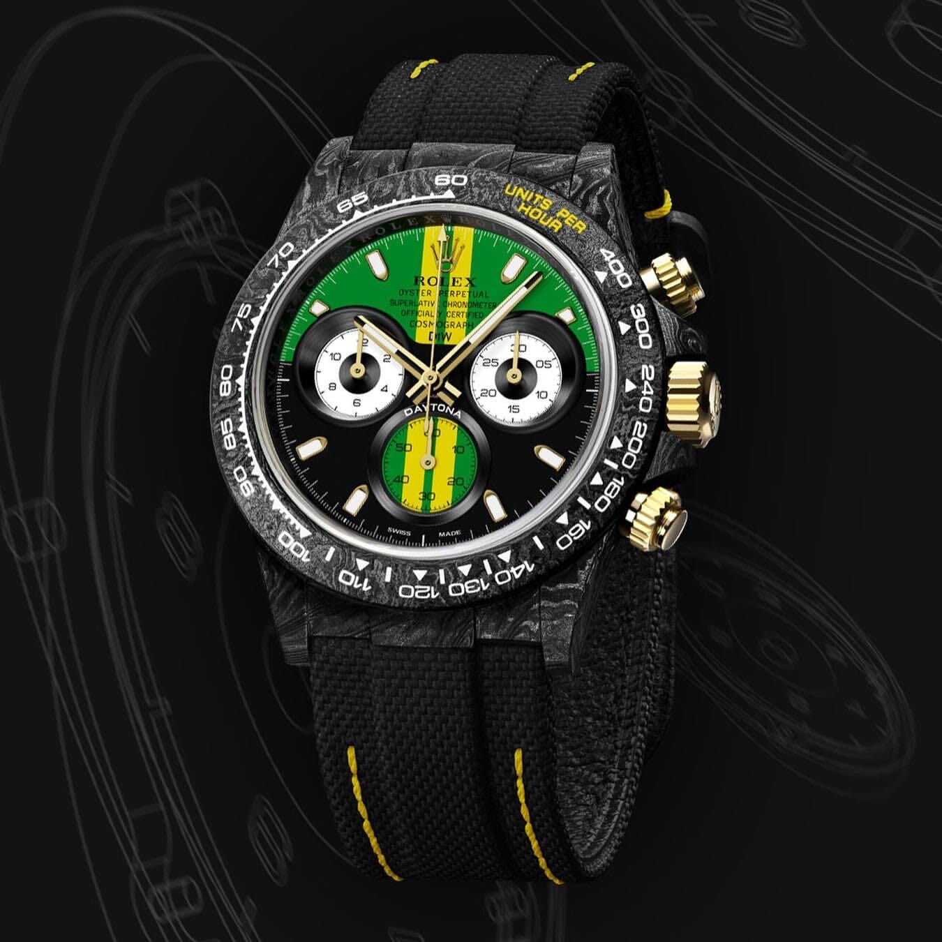 NTPT Carbon Rolex DiW Daytona "GT GREEN" NTPT碳纤维劳力士 DiW迪通拿 | WORLDTIMER