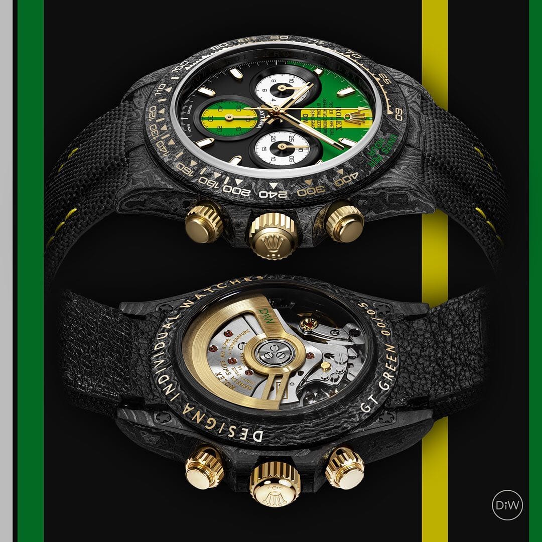 NTPT Carbon Rolex DiW Daytona "GT GREEN" NTPT碳纤维劳力士 DiW迪通拿 | WORLDTIMER