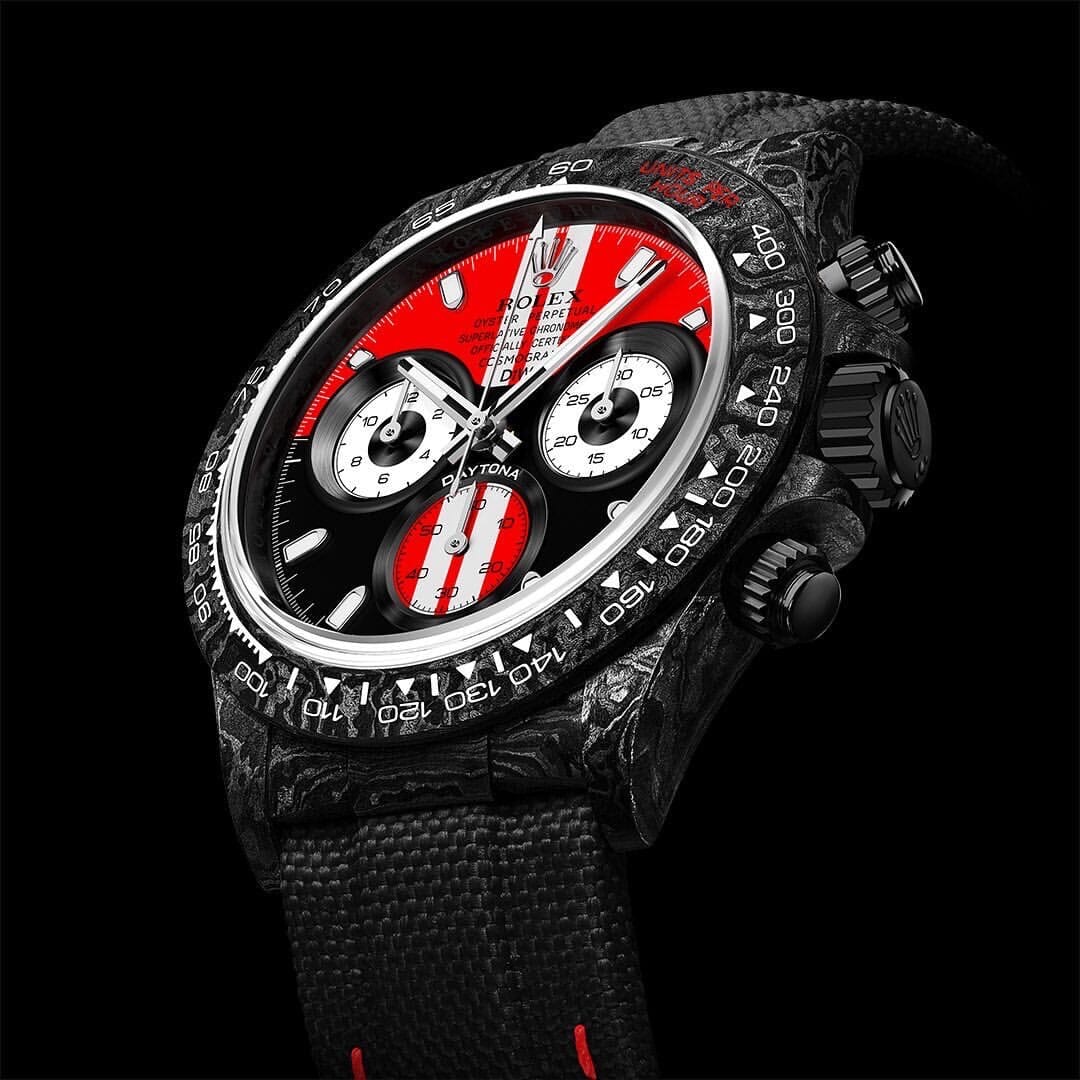 NTPT Carbon Rolex DiW Daytona "GT RED" 劳力士DiW 碳纤维迪通拿 | WORLDTIMER