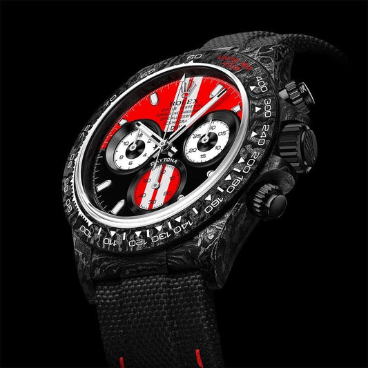 NTPT Carbon Rolex DiW Daytona "GT RED" 劳力士DiW 碳纤维迪通拿 | WORLDTIMER