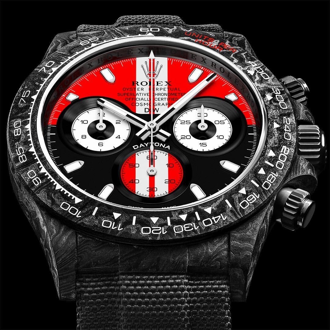 NTPT Carbon Rolex DiW Daytona "GT RED" 劳力士DiW 碳纤维迪通拿 | WORLDTIMER