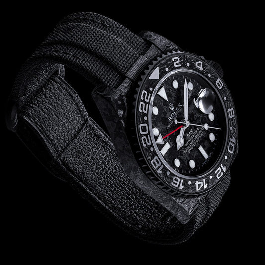 NTPT Carbon Rolex DiW GMT Master ALL BLACK DiW劳力士 格林尼治型II | WORLDTIMER 