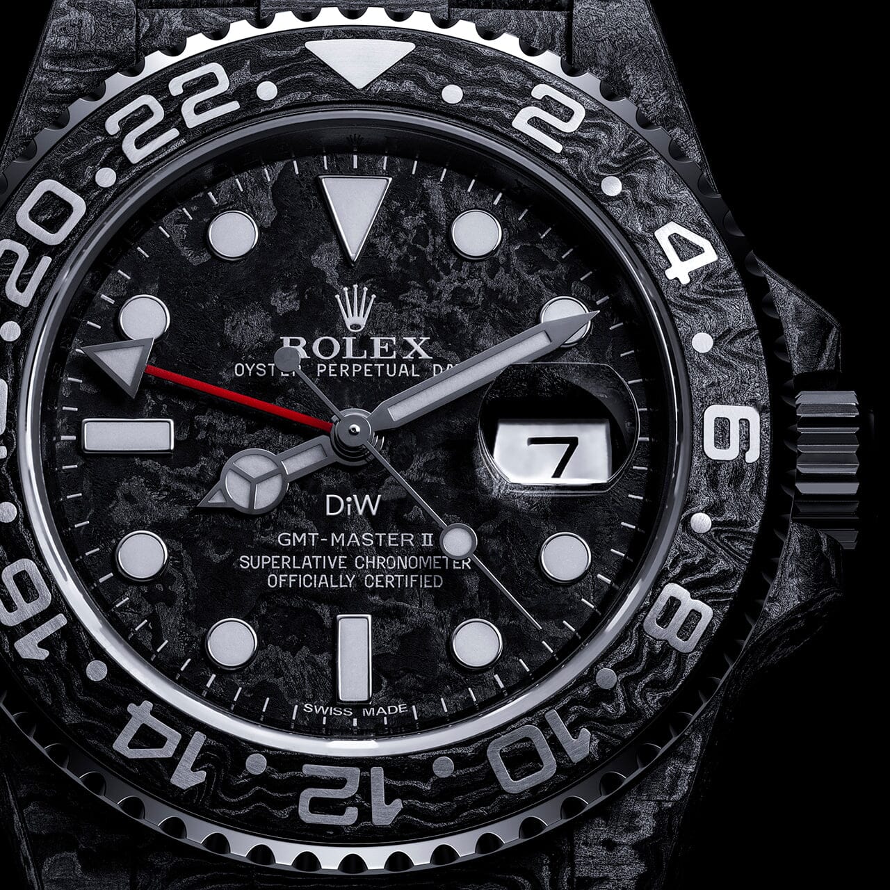 NTPT Carbon Rolex DiW GMT Master ALL BLACK DiW劳力士 格林尼治型II | WORLDTIMER 