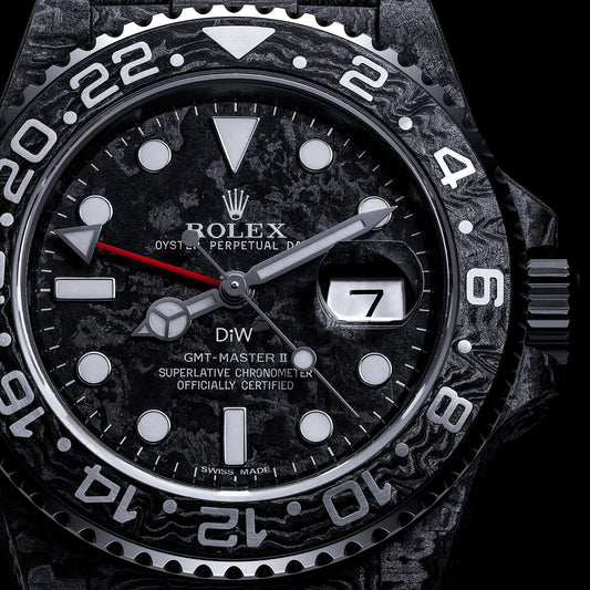 NTPT Carbon Rolex DiW GMT Master ALL BLACK DiW劳力士 格林尼治型II | WORLDTIMER 