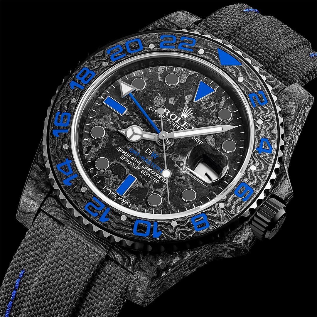NTPT Carbon DiW Rolex GMT Master ELECTRO 劳力士DiW 碳纤维格林尼治型 | WORLDTIMER