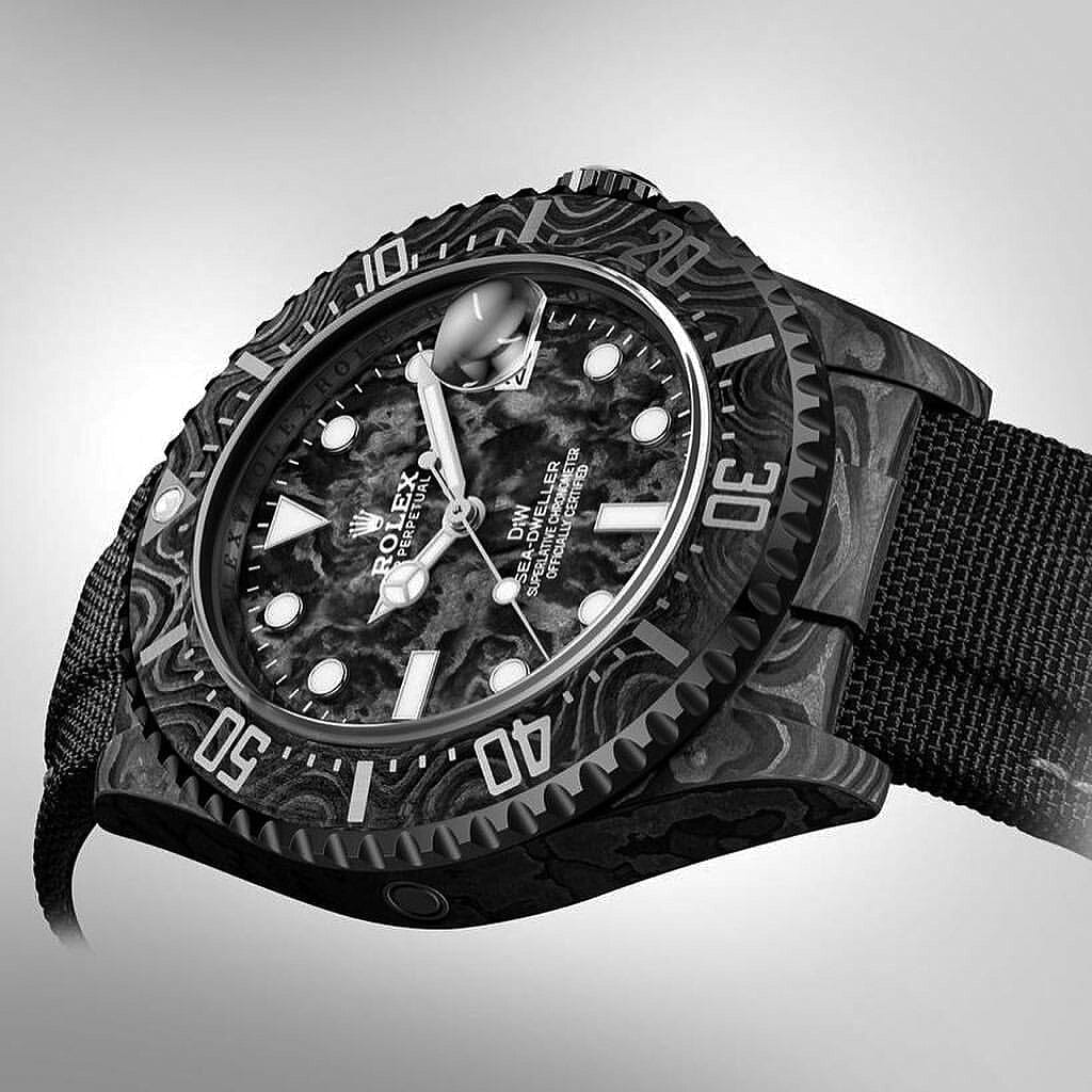 NTPT Carbon Rolex DiW Sea Dweller ALL BLACK NTPT碳纤维 劳力士DiW海使型 | WORLDTIMER