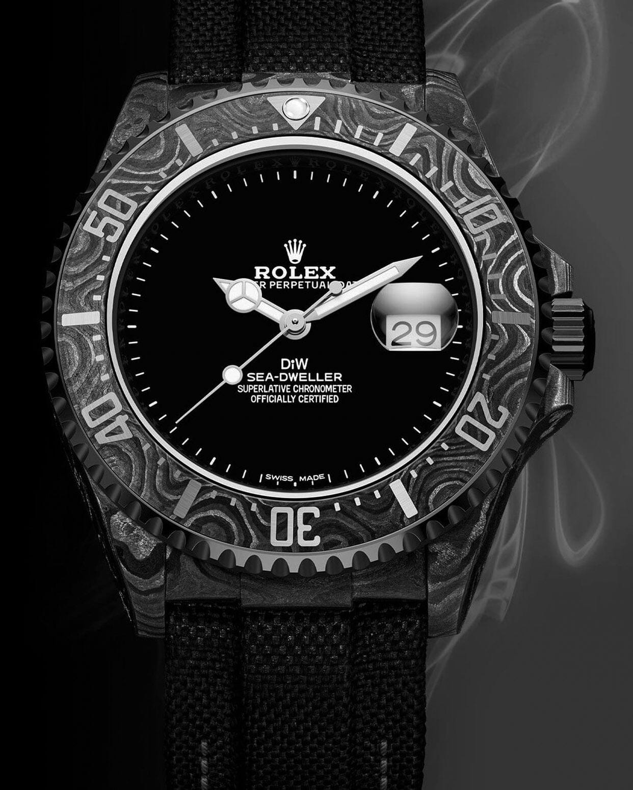 NTPT Carbon Rolex DiW Sea Dweller GHOST 劳力士DiW 碳纤维海使型 | WORLDTIMER