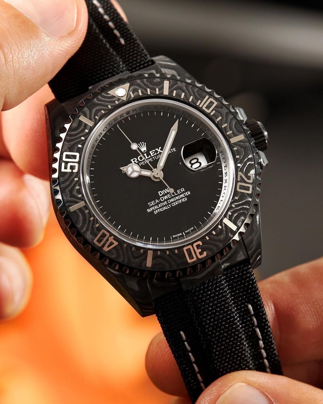 NTPT Carbon Rolex DiW Sea Dweller GHOST 劳力士DiW 碳纤维海使型 | WORLDTIMER