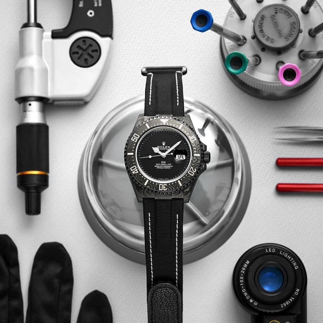 NTPT Carbon Rolex DiW Sea Dweller GHOST 劳力士DiW 碳纤维海使型 | WORLDTIMER