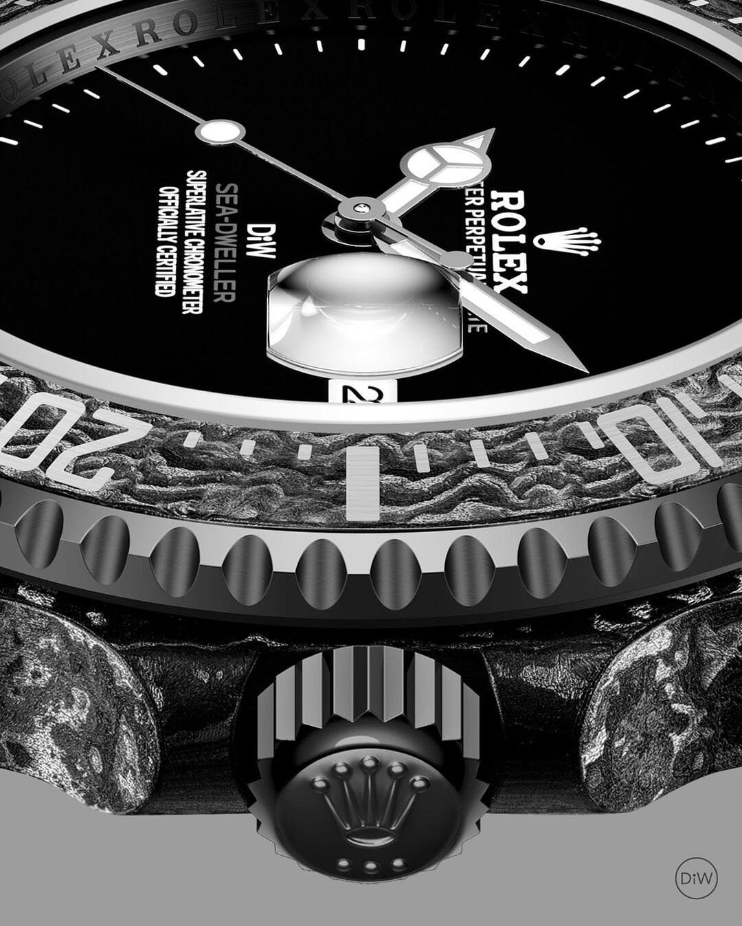 NTPT Carbon Rolex DiW Sea Dweller GHOST 劳力士DiW 碳纤维海使型 | WORLDTIMER