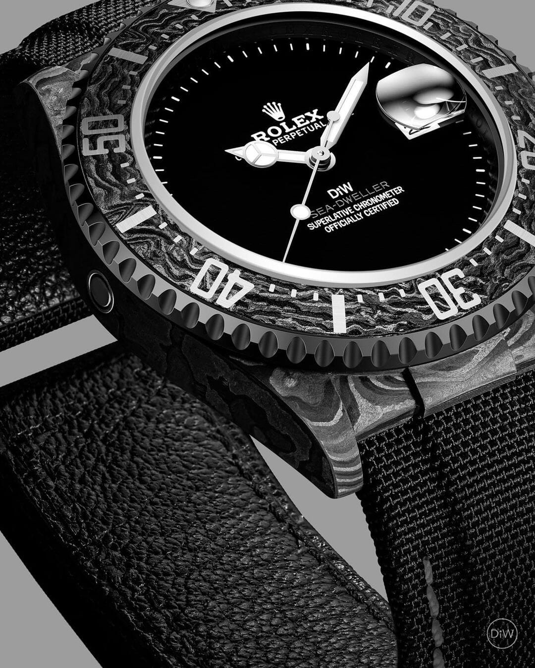 NTPT Carbon Rolex DiW Sea Dweller GHOST 劳力士DiW 碳纤维海使型 | WORLDTIMER