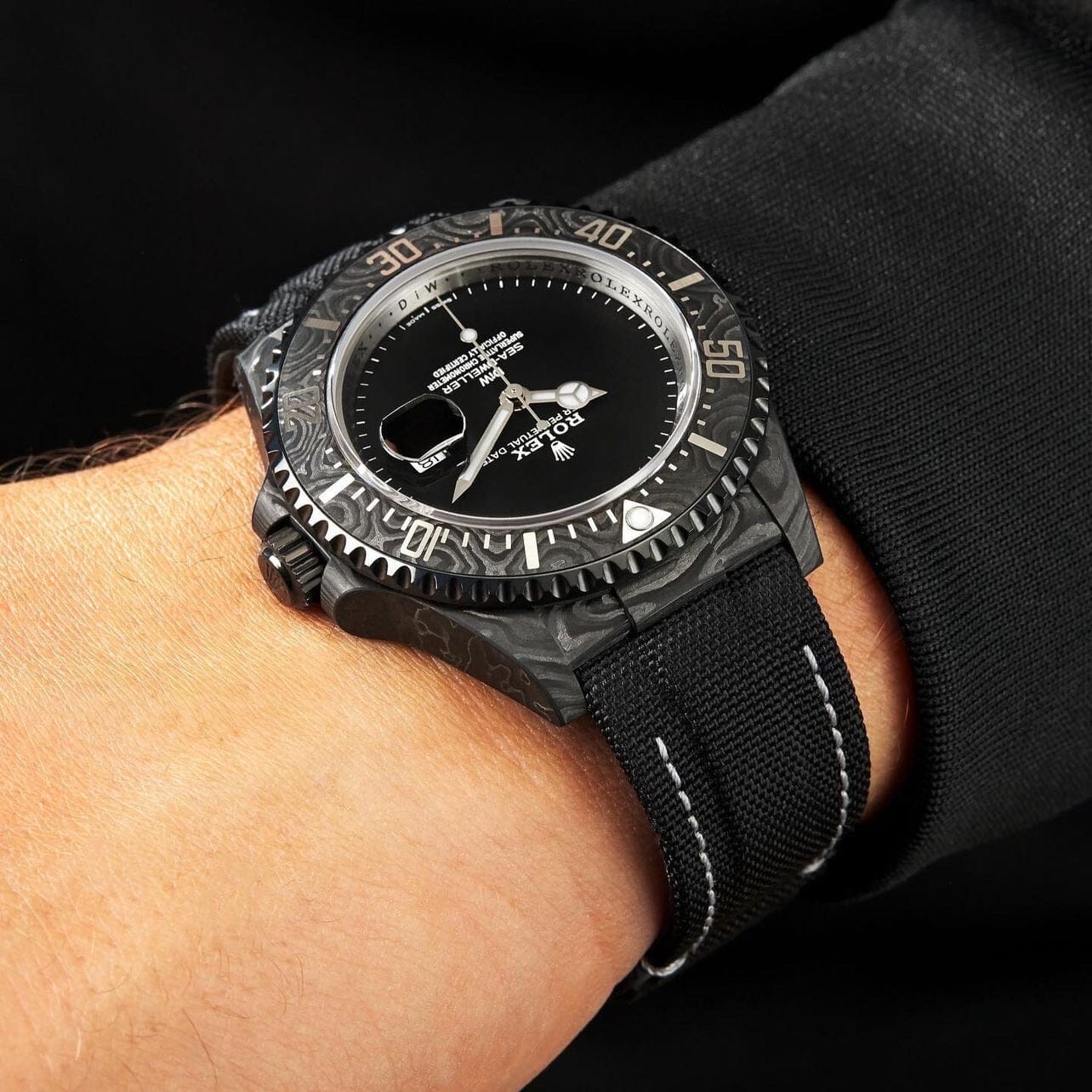 NTPT Carbon Rolex DiW Sea Dweller GHOST 劳力士DiW 碳纤维海使型 | WORLDTIMER