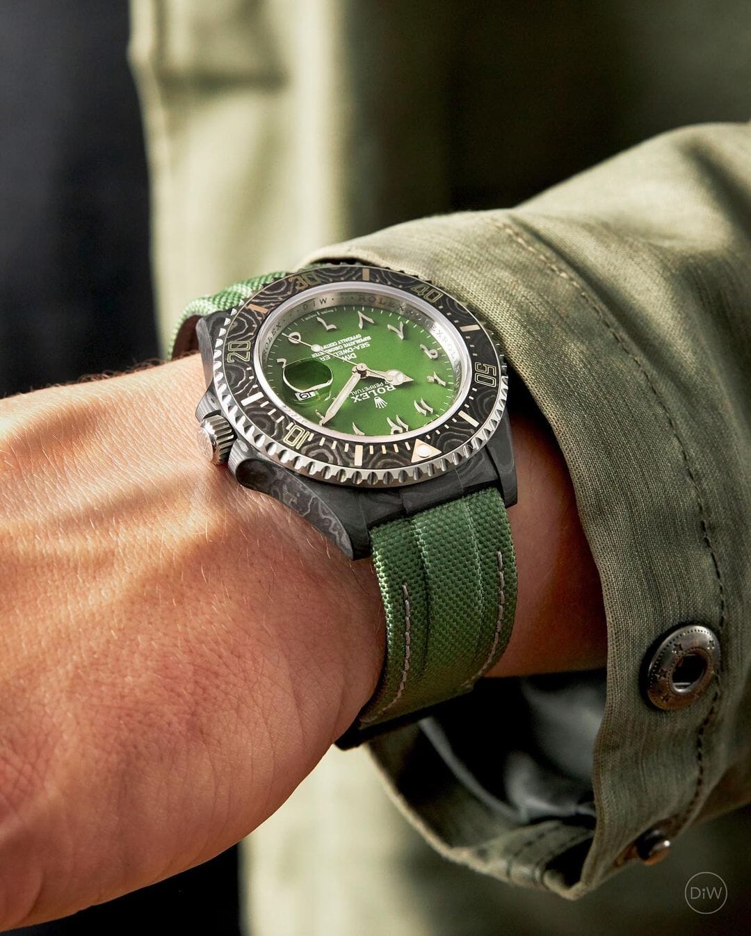 NTPT Carbon Rolex DiW Sea Dweller HUNTER ARABIC DiW劳力士 碳纤维海使型 | WORLDTIMER