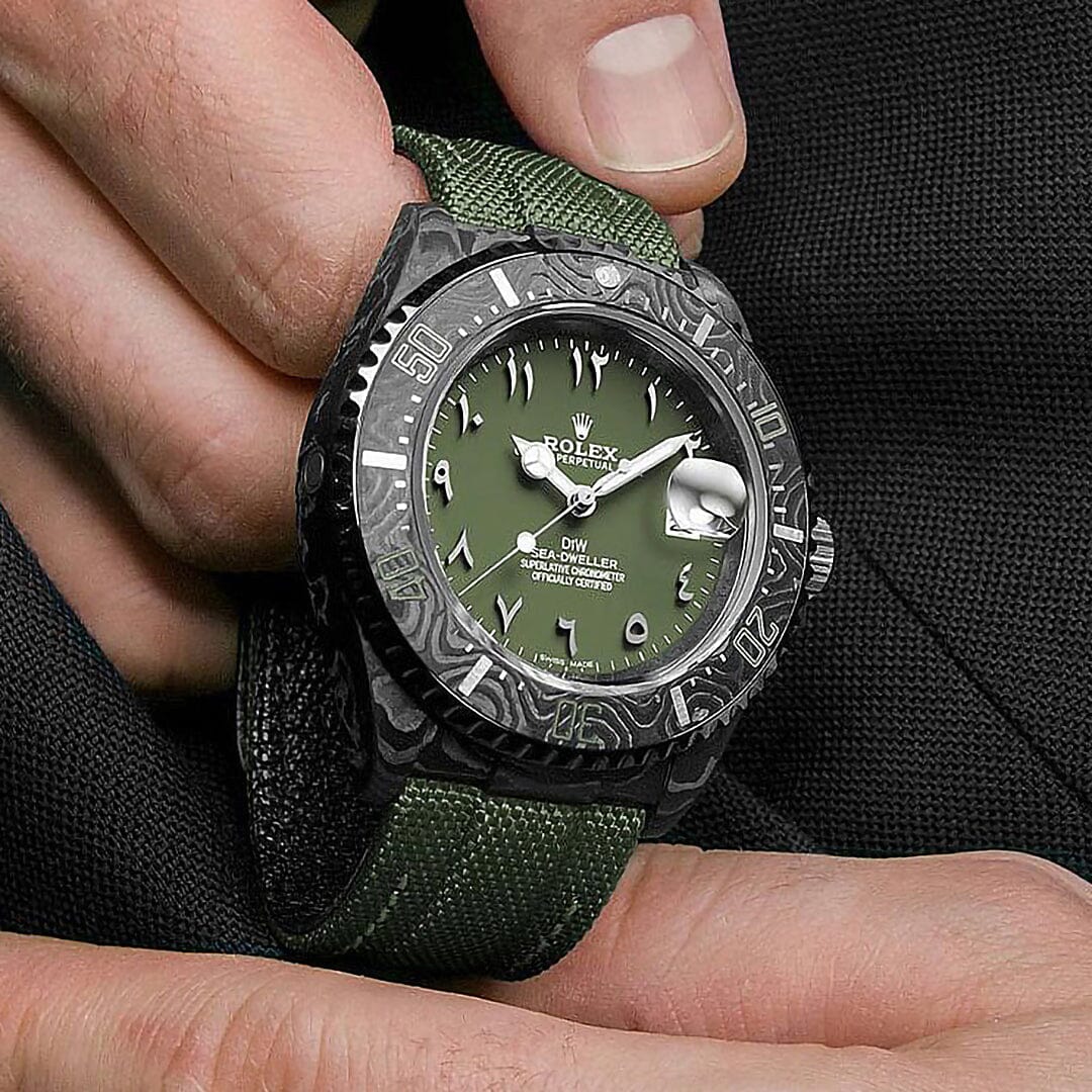 NTPT Carbon Rolex DiW Sea Dweller HUNTER ARABIC DiW劳力士 碳纤维海使型 | WORLDTIMER