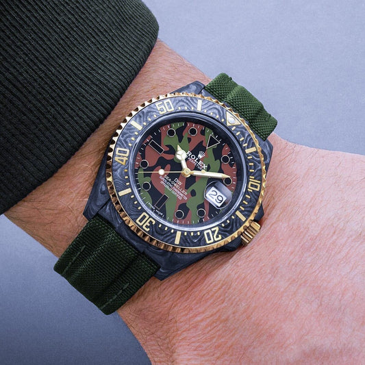 NTPT Carbon Rolex DiW Sea-Dweller MILITARY DiW劳力士 海使型 | WORLDTIMER