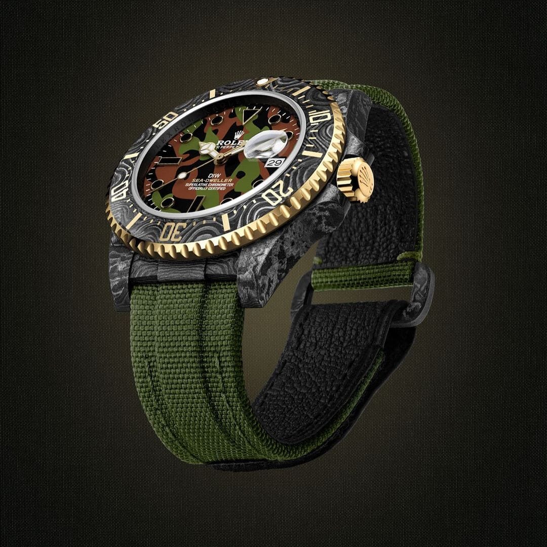 NTPT Carbon Rolex DiW Sea Dweller MILITARY DiW劳力士 海使型 | WORLDTIMER