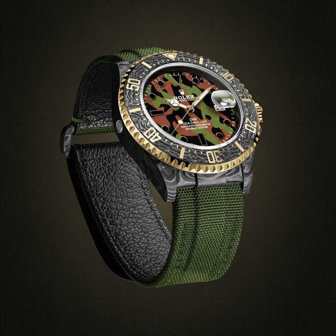 NTPT Carbon DiW Rolex Sea Dweller MILITARY 劳力士海使型 | WORLDTIMER