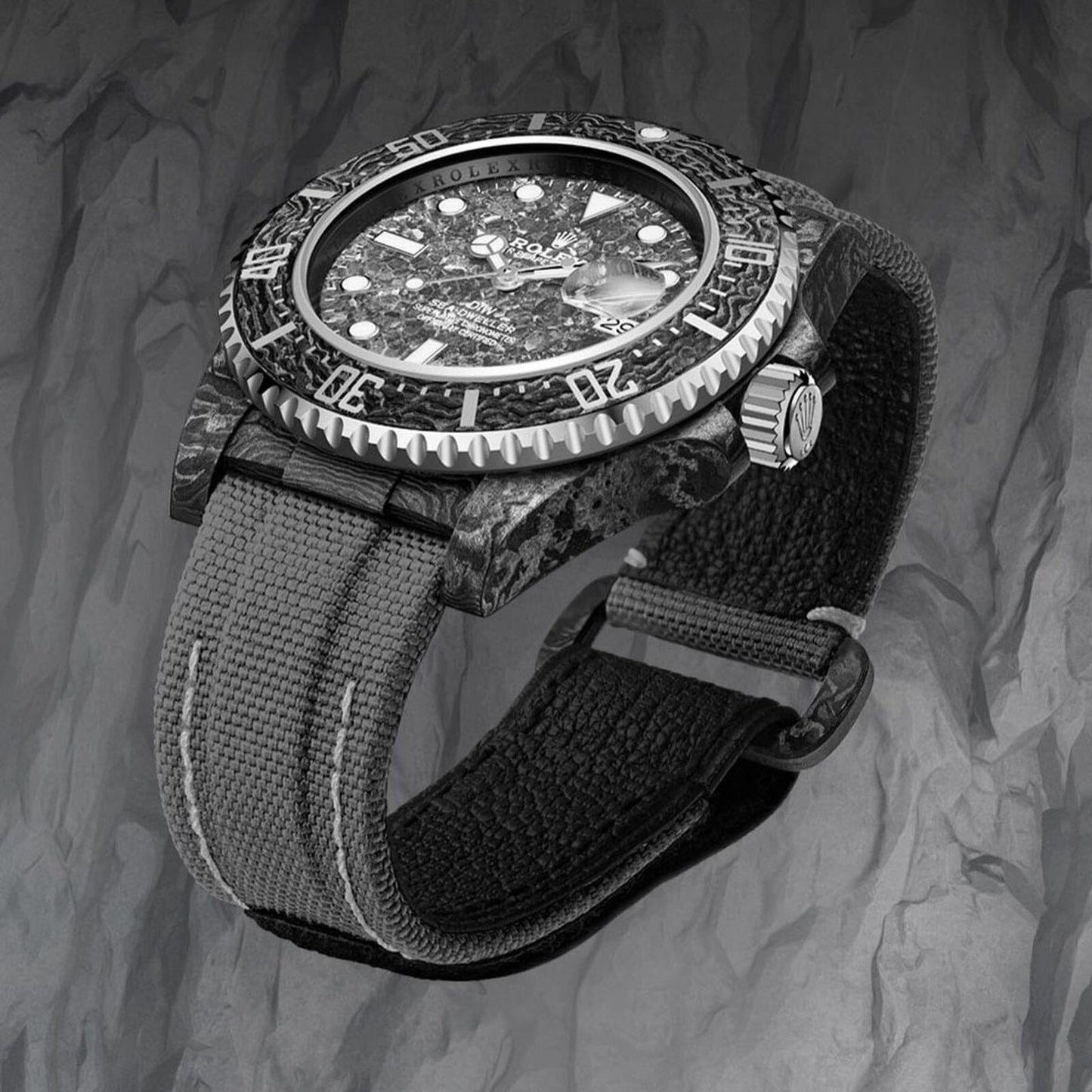 NTPT Carbon Rolex DiW Sea-Dweller STONE GRAY NTPT碳纤维 劳力士海使型 | WORLDTIMER