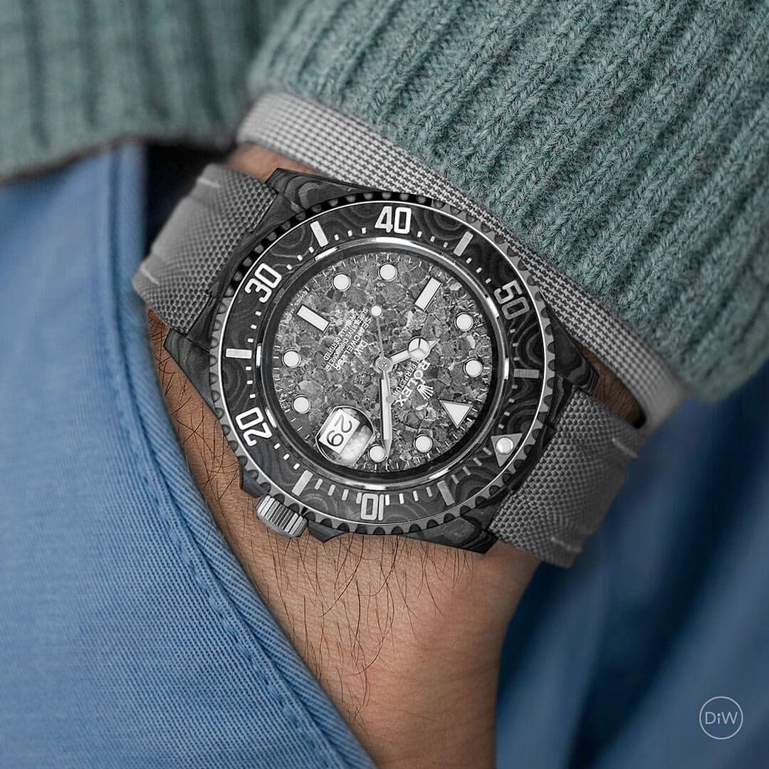 NTPT Carbon DiW Rolex Sea Dweller STONE GRAY NTPT碳纤维 劳力士海使型 | WORLDTIMER