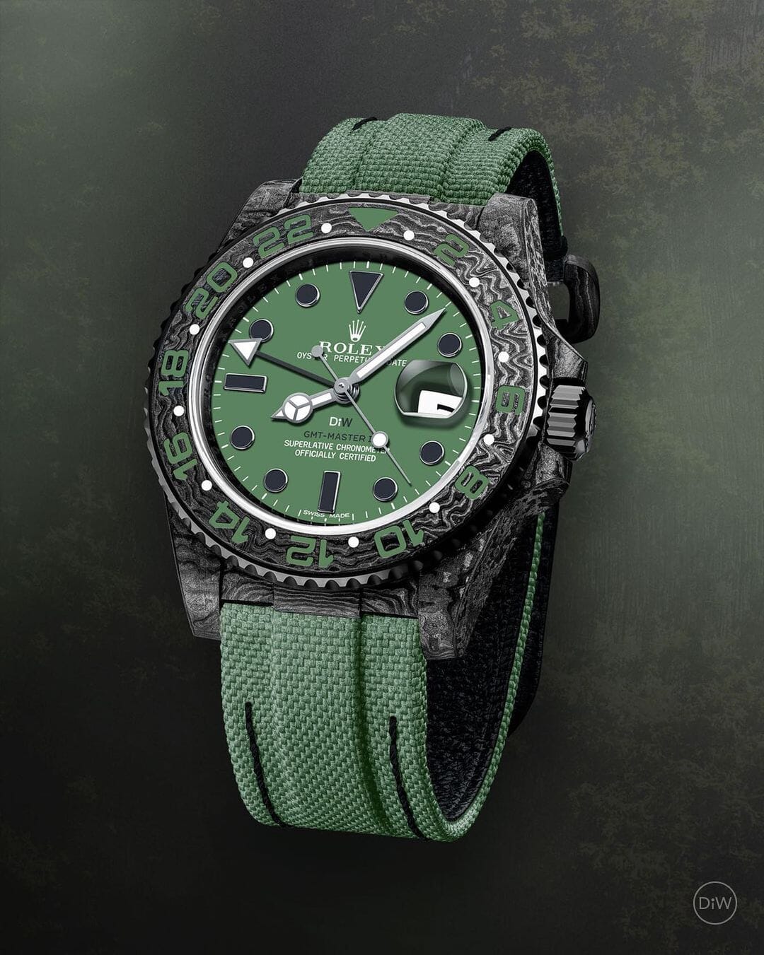 NTPT Carbon Rolex GMT Master DiW HUNTER 劳力士DiW 碳纤维格林尼治型 | WORLDTIMER