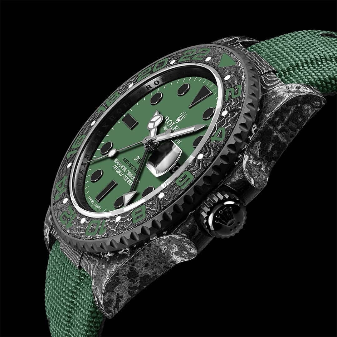 NTPT Carbon Rolex GMT Master DiW HUNTER 劳力士DiW 碳纤维格林尼治型 | WORLDTIMER