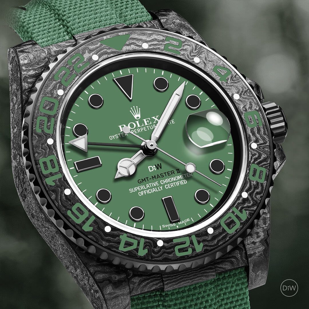 NTPT Carbon Rolex GMT Master DiW HUNTER 劳力士DiW 碳纤维格林尼治型 | WORLDTIMER