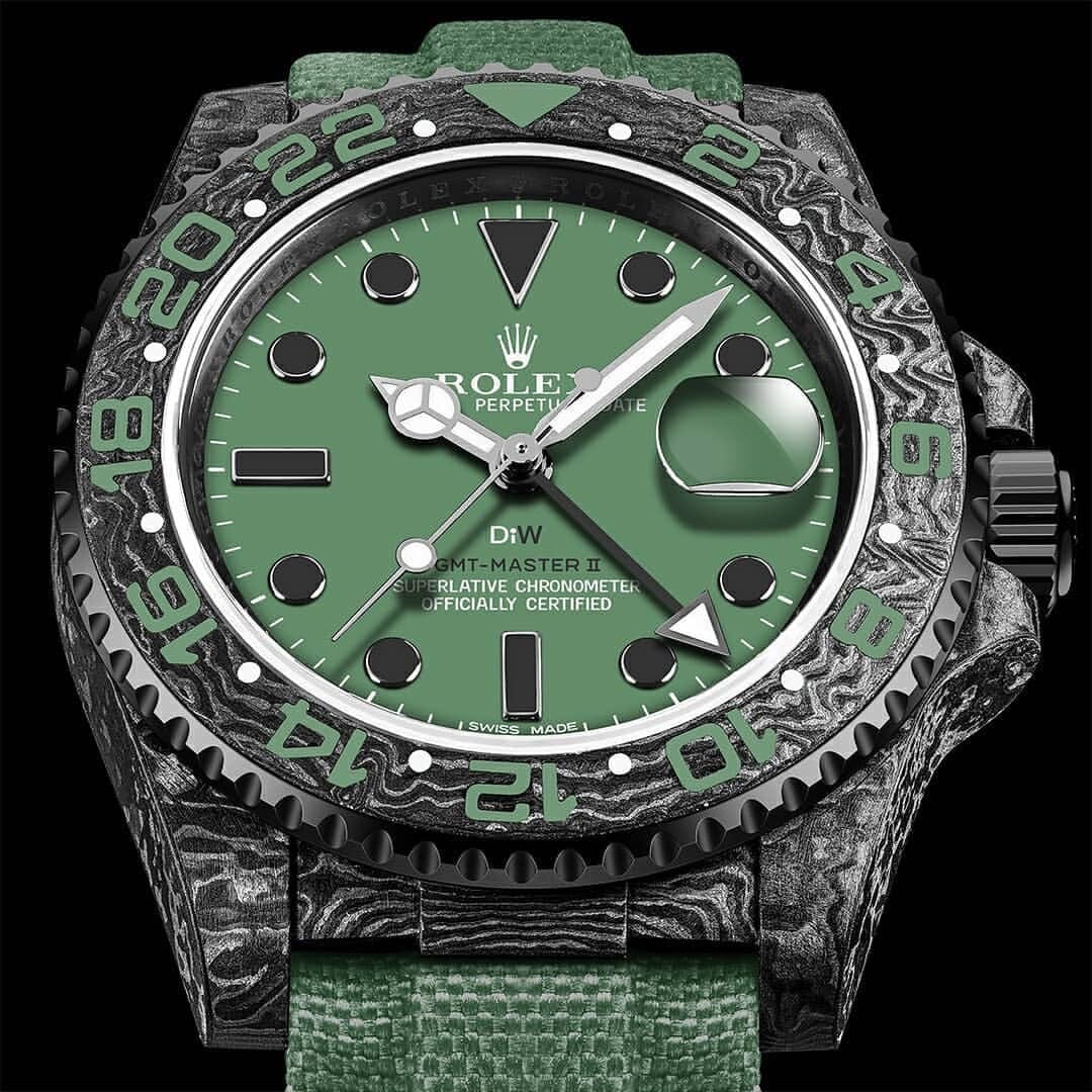 NTPT Carbon Rolex GMT Master DiW HUNTER 劳力士DiW 碳纤维格林尼治型 | WORLDTIMER
