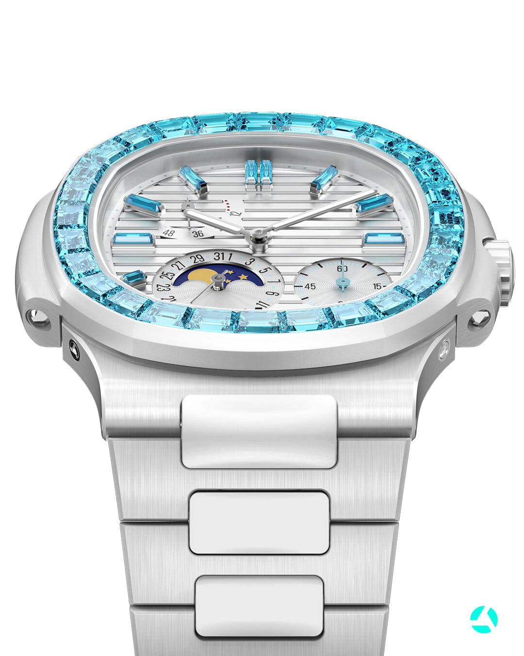 Patek Philippe 5712 Gemstone Ceramic AET Remould AETHER 百达翡丽 海蓝宝石 鹦鹉螺5712 AET Remould AETHER | WORLDTIMER