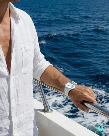Patek Philippe 5712 Gemstone Ceramic AET Remould AETHER 百达翡丽 海蓝宝石 鹦鹉螺5712 AET Remould AETHER | WORLDTIMER