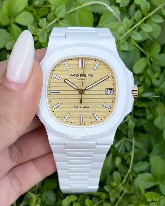 Patek Nautilus 5711J Gets a Custom YELLOW GOLD Makeover