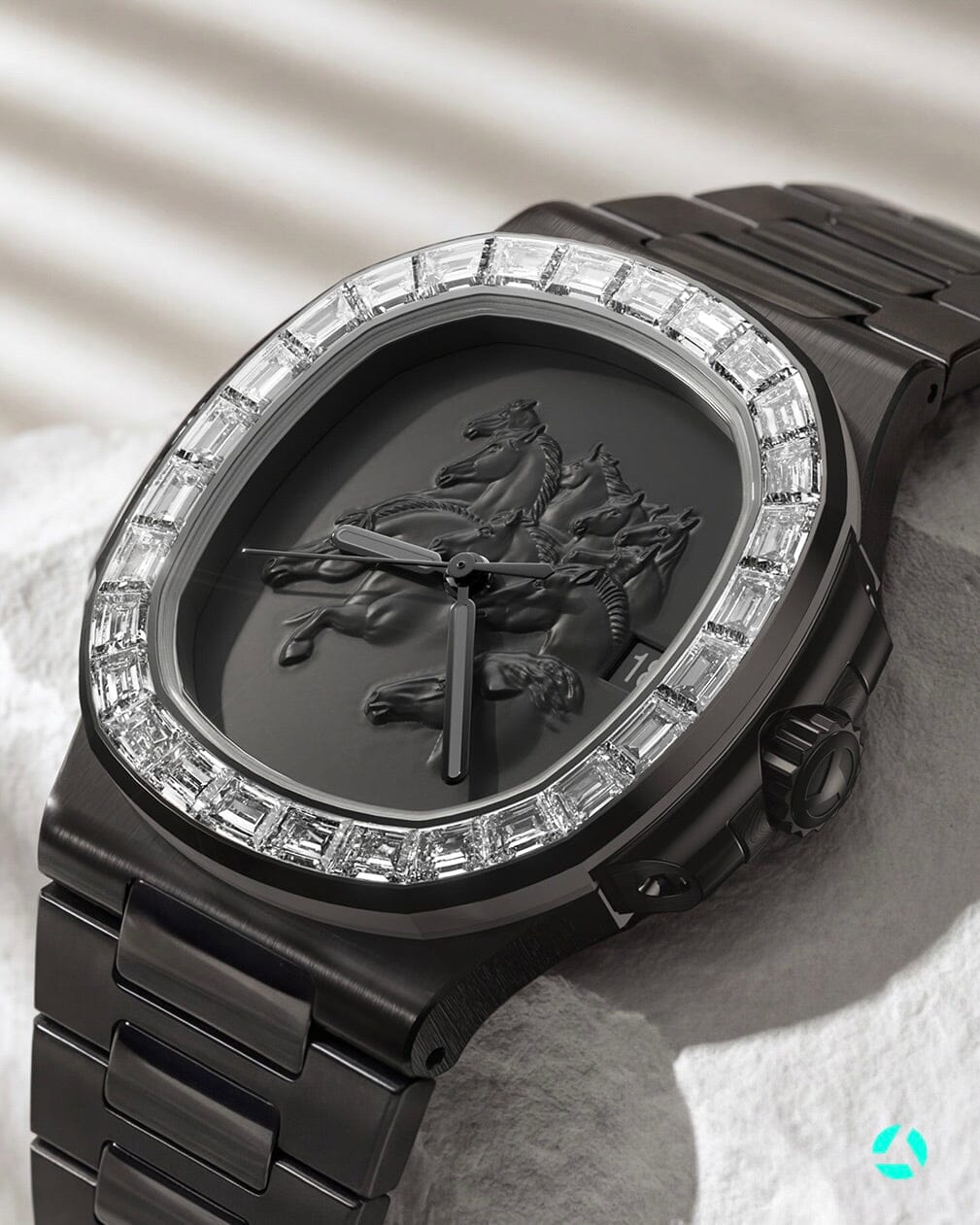Patek Nautilus Gets a Custom CHINESE HORSE YEAR Makeover 百达翡丽鹦鹉螺 5711 马年定制宝石腕表 | WORLDTIMER
