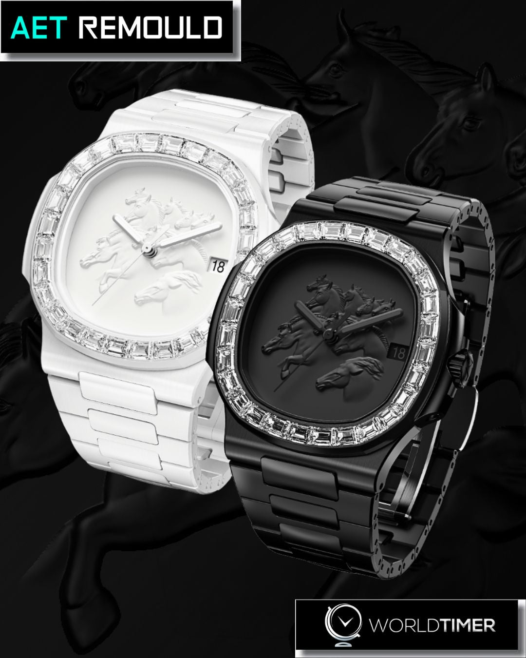 Patek Philippe Nautilus Gets a Custom CHINESE HORSE YEAR Makeover 百达翡丽 鹦鹉螺5711 马年定制宝石腕表 | WORLDTIMER